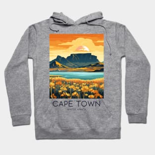 A Pop Art Travel Print of Cape Town - South Africa Hoodie